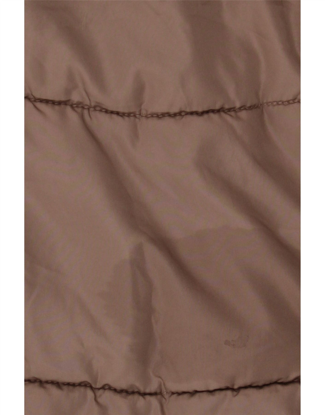 Giacca imbottita oversize con cappuccio da donna Zara UK 14 Poliestere marrone medio