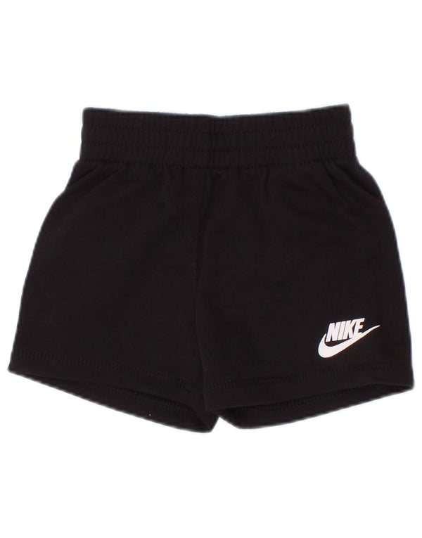 Pantaloncini sportivi Nike da neonato 9-12 mesi in cotone nero