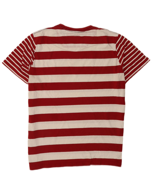 T-shirt da uomo Joules Top XL in cotone a righe rosse