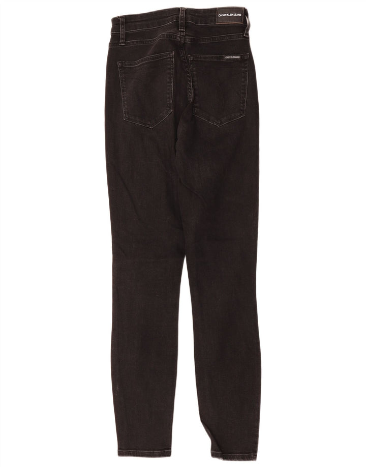 Jeans skinny da donna Calvin Klein W26 L30 cotone nero