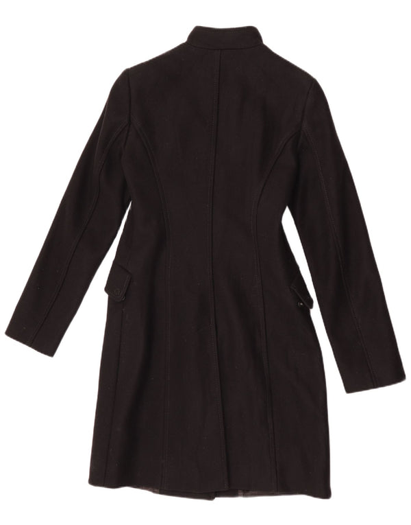 Cappotto Donna Benetton IT 42 Medio Nero Lana