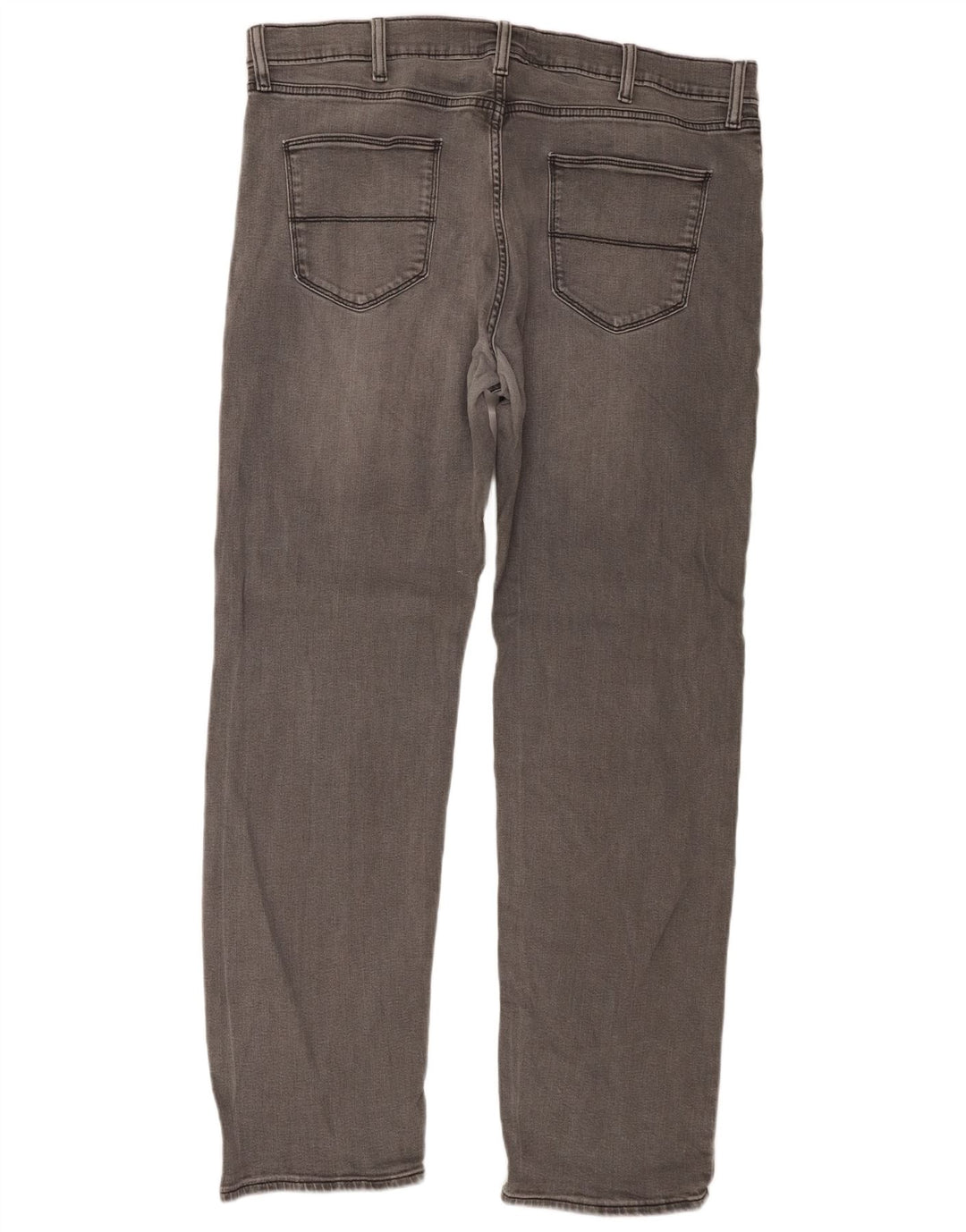 Jeans dritti da uomo Marks & Spencer W38 L33 cotone grigio
