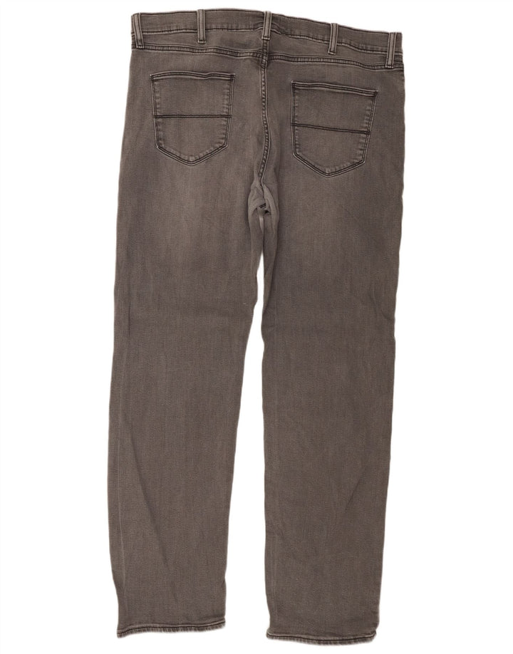 Jeans dritti da uomo Marks & Spencer W38 L33 cotone grigio
