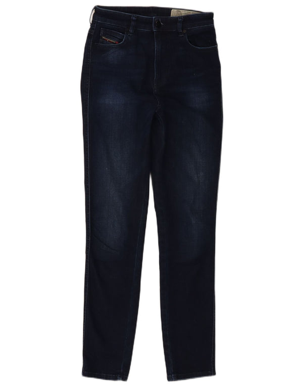 Jeans skinny slim a vita alta Babhila da donna Diesel W23 L28 cotone blu navy