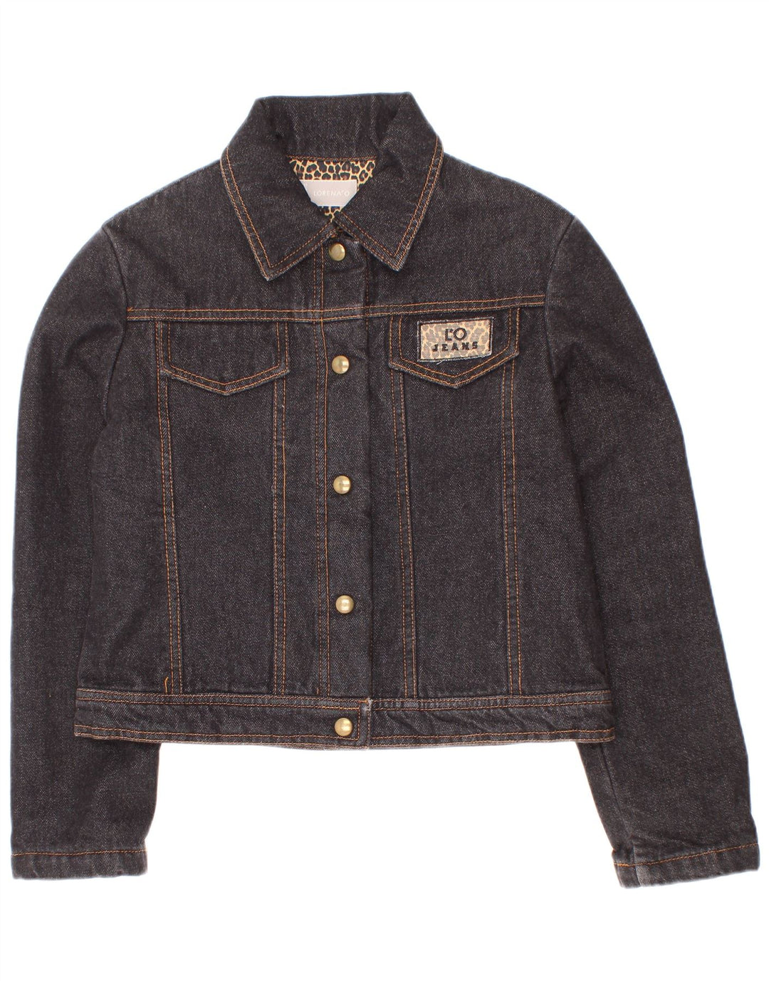 Giacca Jeans Bambina Lorena'O 8-9 Anni Cotone Grigio