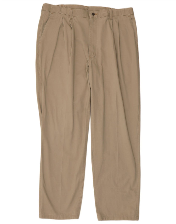Pantaloni chino con pegging da uomo LEE W38 L32 in cotone beige
