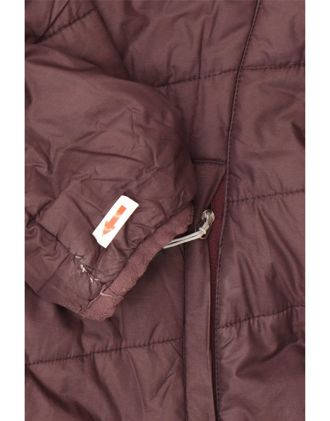 Giacca imbottita con cappuccio da donna Rohan UK 14 Poliestere marrone medio