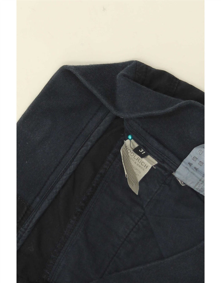 Pantaloni dritti da donna Woolrich W31 L31 cotone blu navy