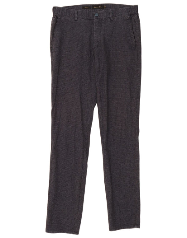 Pantaloni chino da uomo Massimo Dutti EU 40 medio W31 L32 blu navy