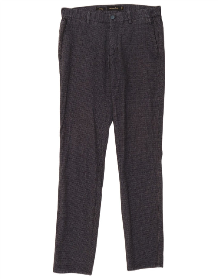Pantaloni chino da uomo Massimo Dutti EU 40 medio W31 L32 blu navy