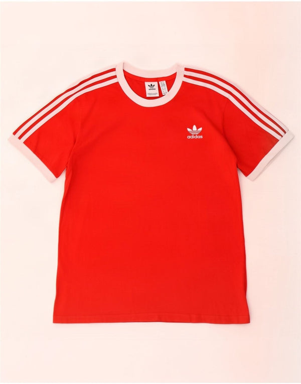T-shirt da donna Adidas Top UK 18 XL color block rosso
