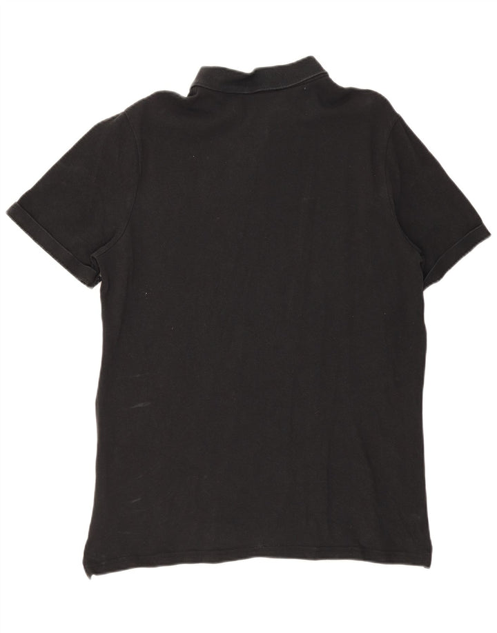 Polo Nike da uomo grande in cotone nero