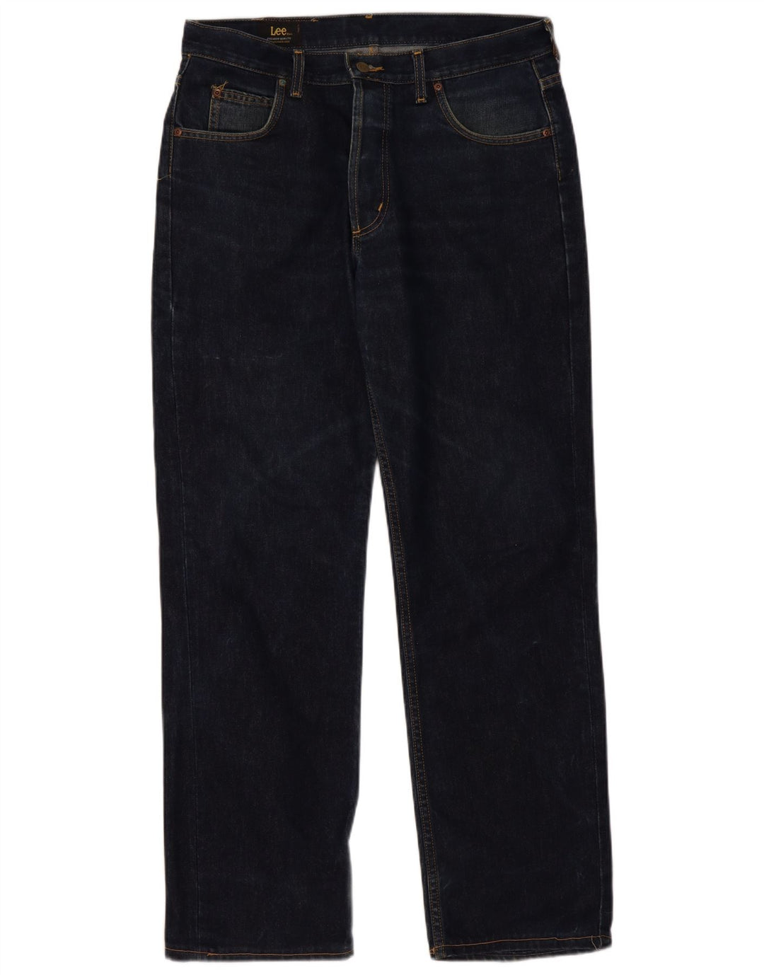 Jeans dritti Chicago da uomo Lee W36 L32 cotone blu navy