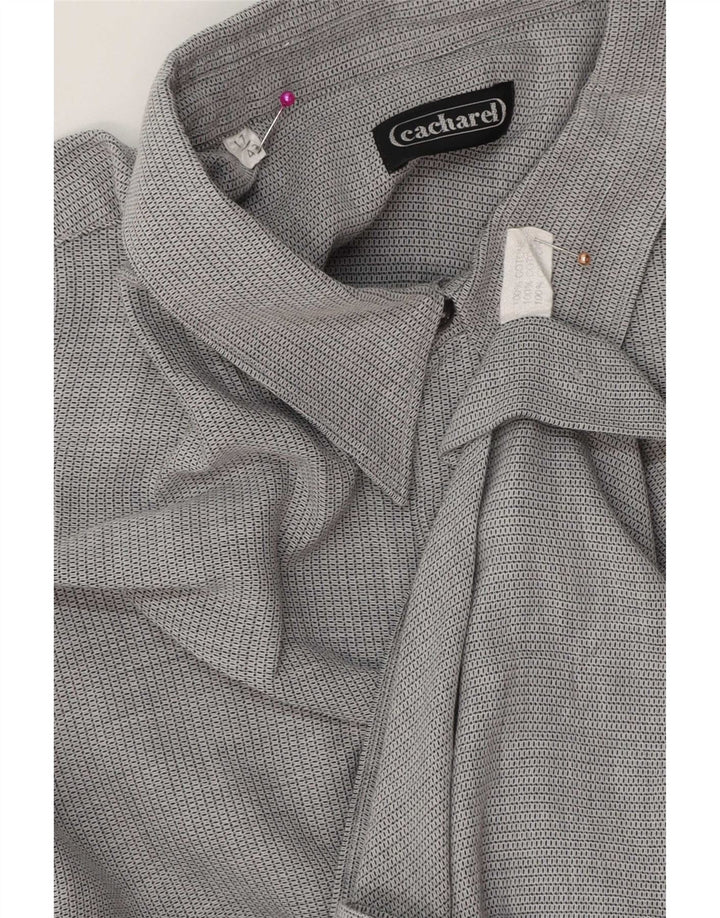 Camicia da uomo Cacharel taglia 43 17 XL cotone grigio