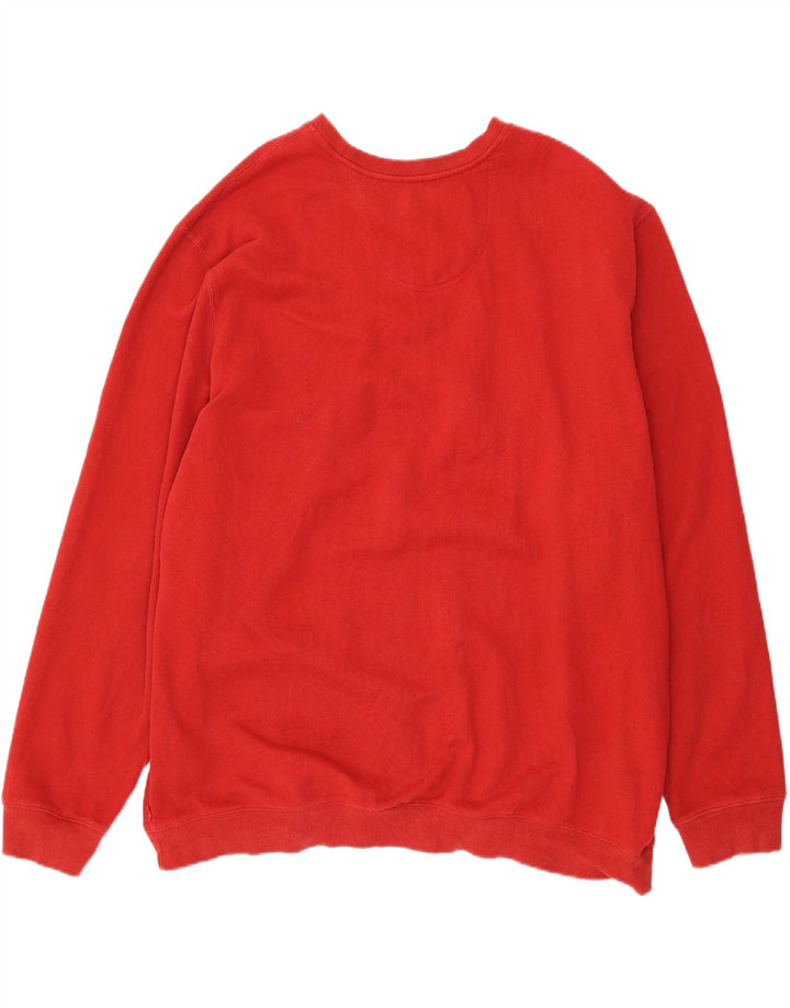 IZOD Mens Big & Tall Sweatshirt Jumper 3XL Red Cotton Vintage Izod and Second-Hand Izod from Messina Hembry 