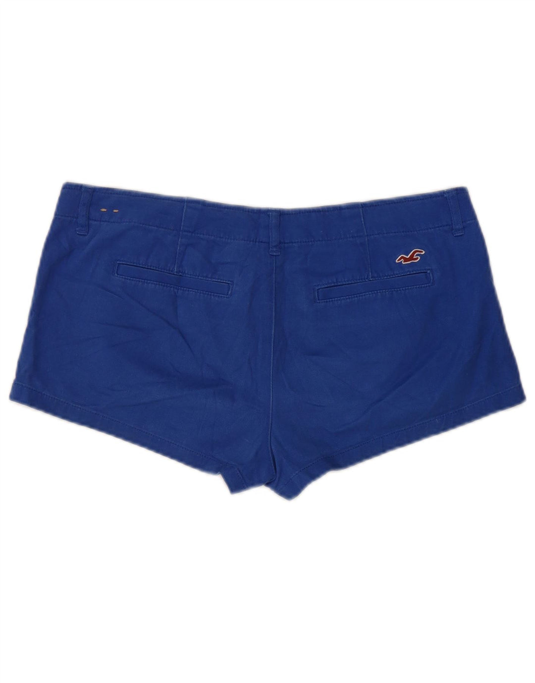 Pantaloni caldi Hollister da donna US 7 medi W28 cotone blu