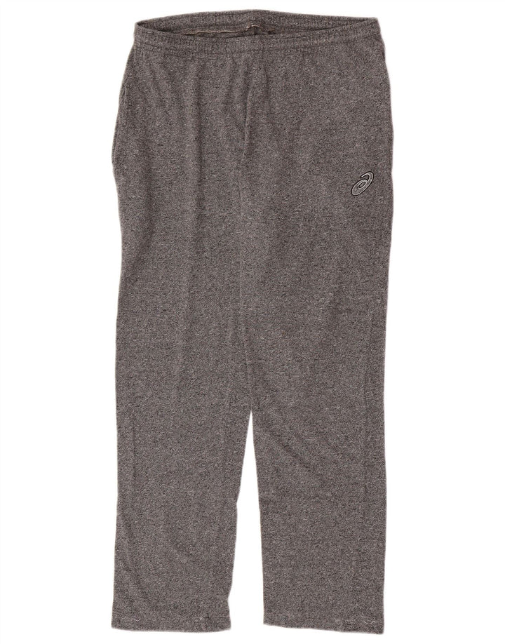 Pantaloni da tuta da uomo Asics in cotone mélange grigio medio