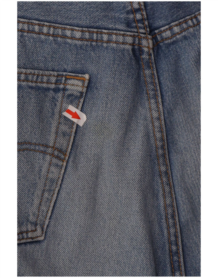Jeans dritti da uomo Levi's W38 L32 in cotone blu