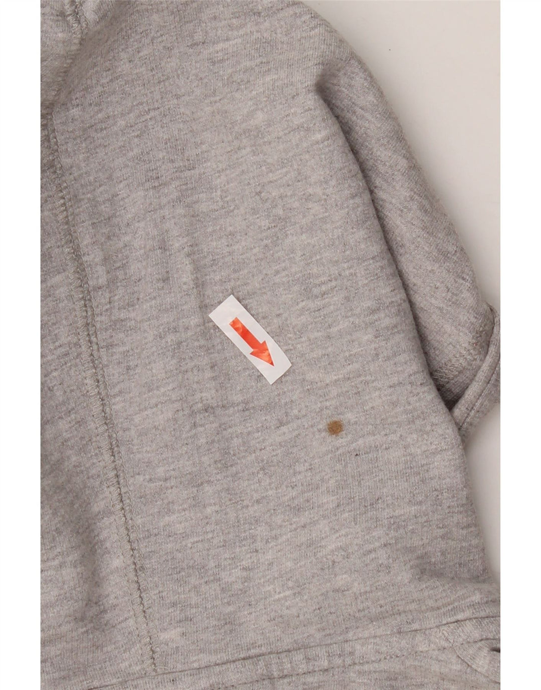 Maglione con cappuccio e zip da donna Puma UK 12 Cotone grigio medio
