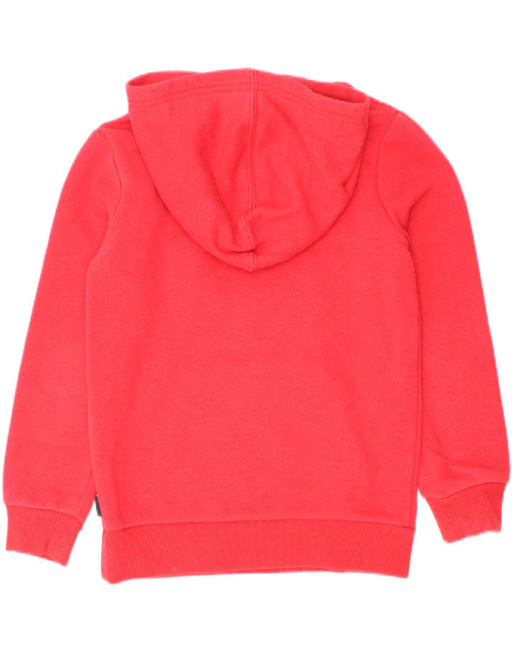 Maglione con cappuccio grafico Converse per ragazzi 3-4 anni in cotone rosso