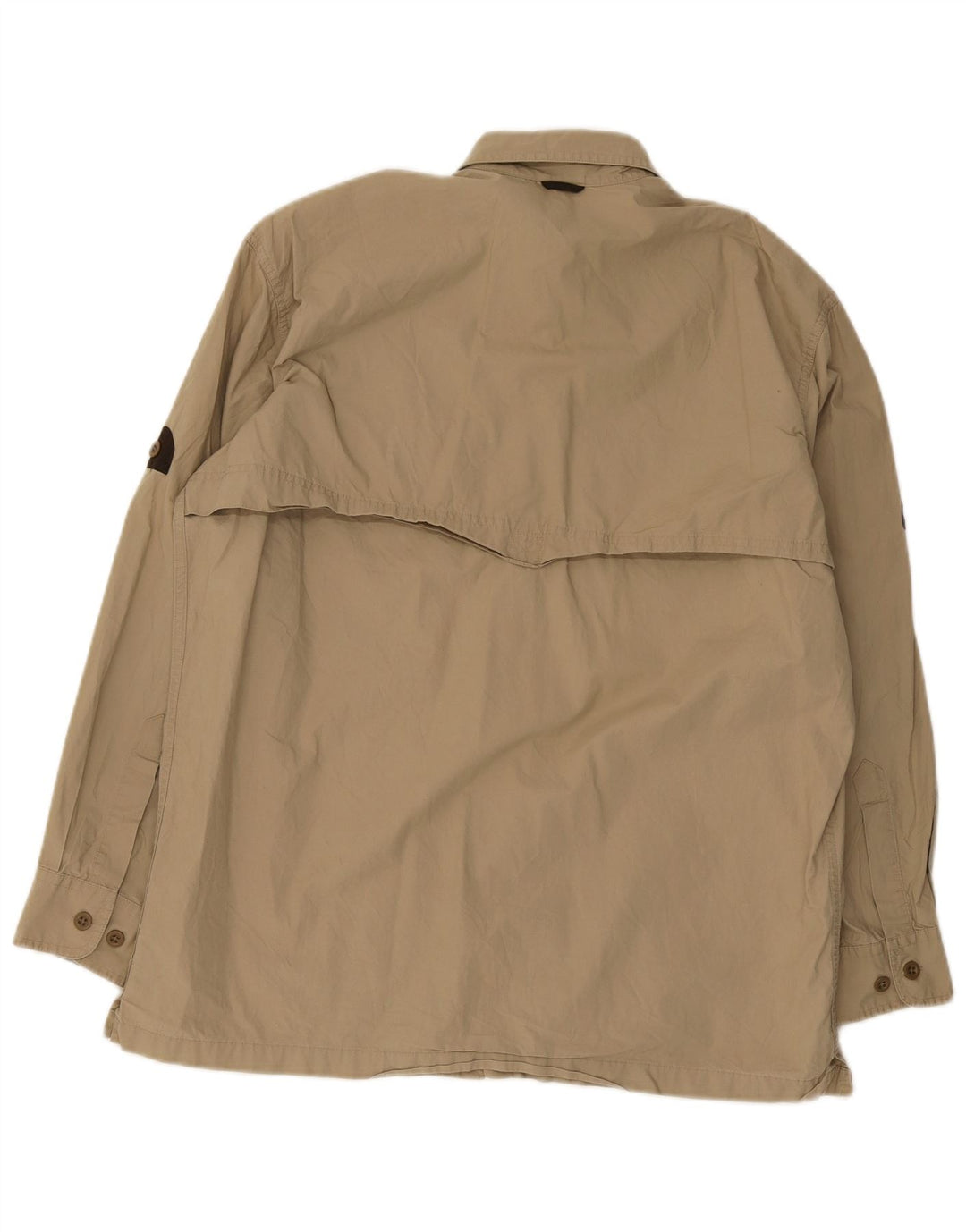 Camicia da uomo Timberland piccola in cotone kaki