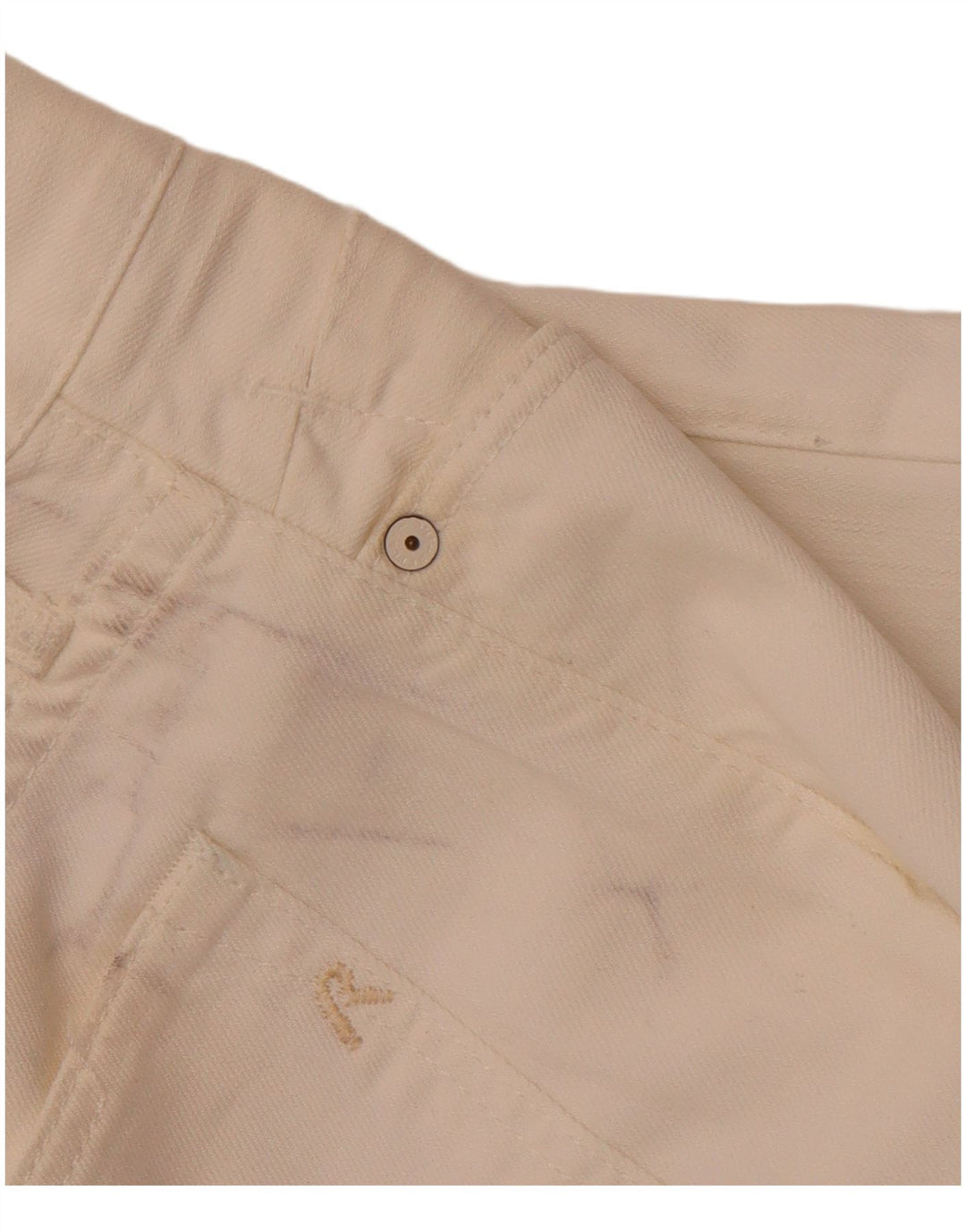 REPLAY Jeans dritti da donna W33 L28 cotone bianco sporco
