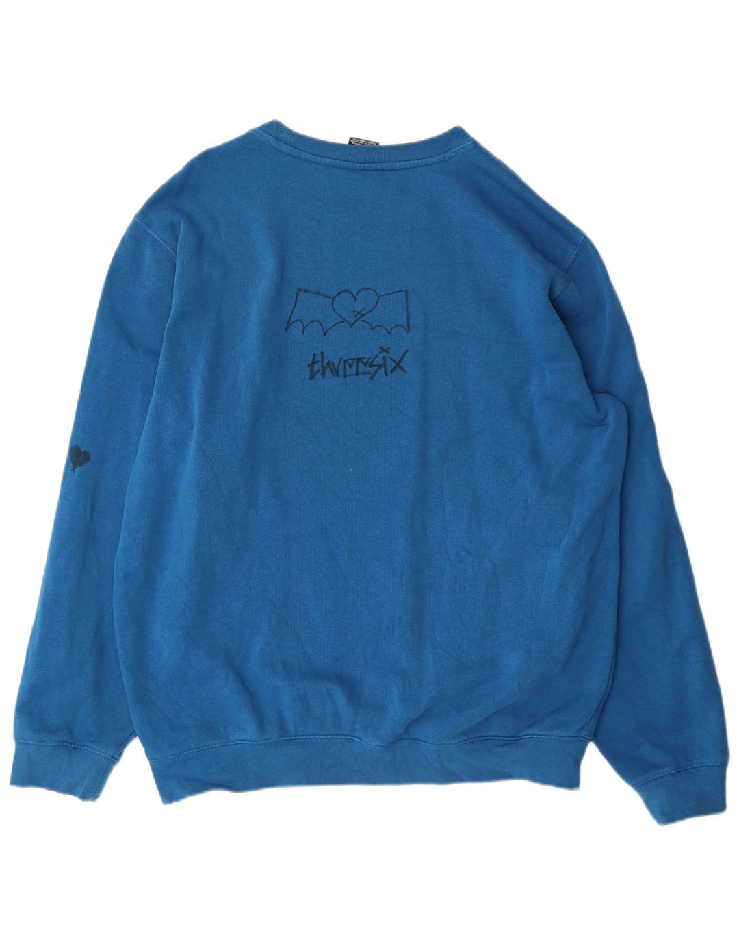 CHAMPION Mens Sweatshirt Jumper 2XL Blue Cotton