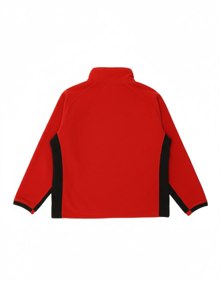 THE NORTH FACE Mens Fleece Jacket UK 42 XL Red Colourblock Polyester