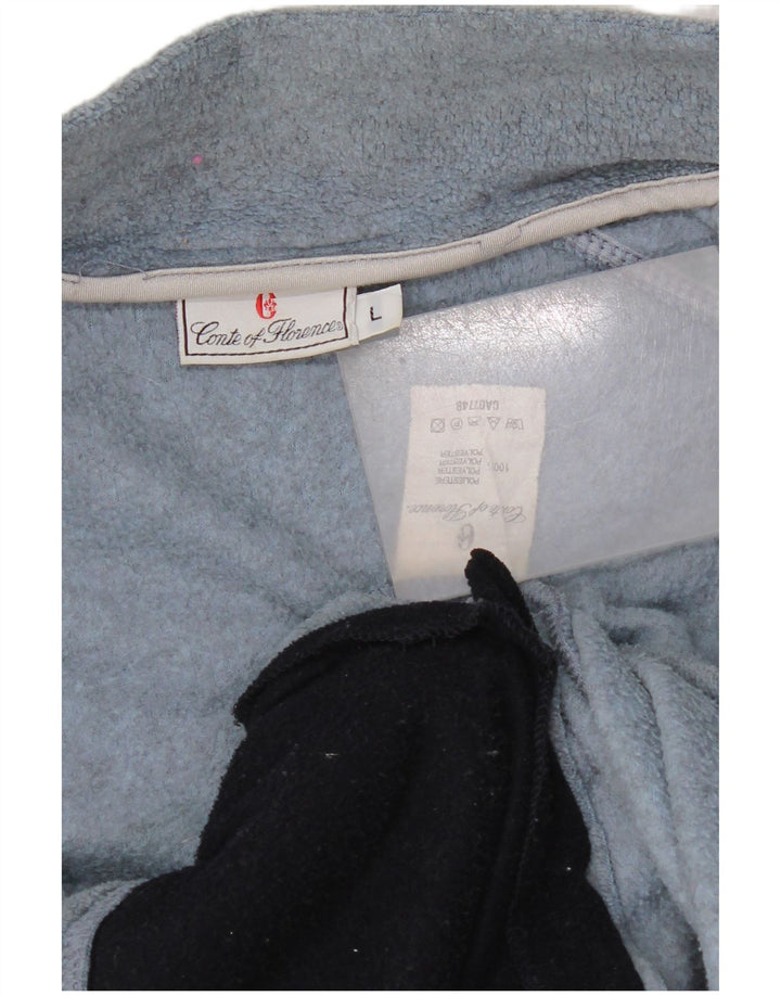 Giacca in pile da donna Conte of Florence UK 16 Large Blu Poliestere
