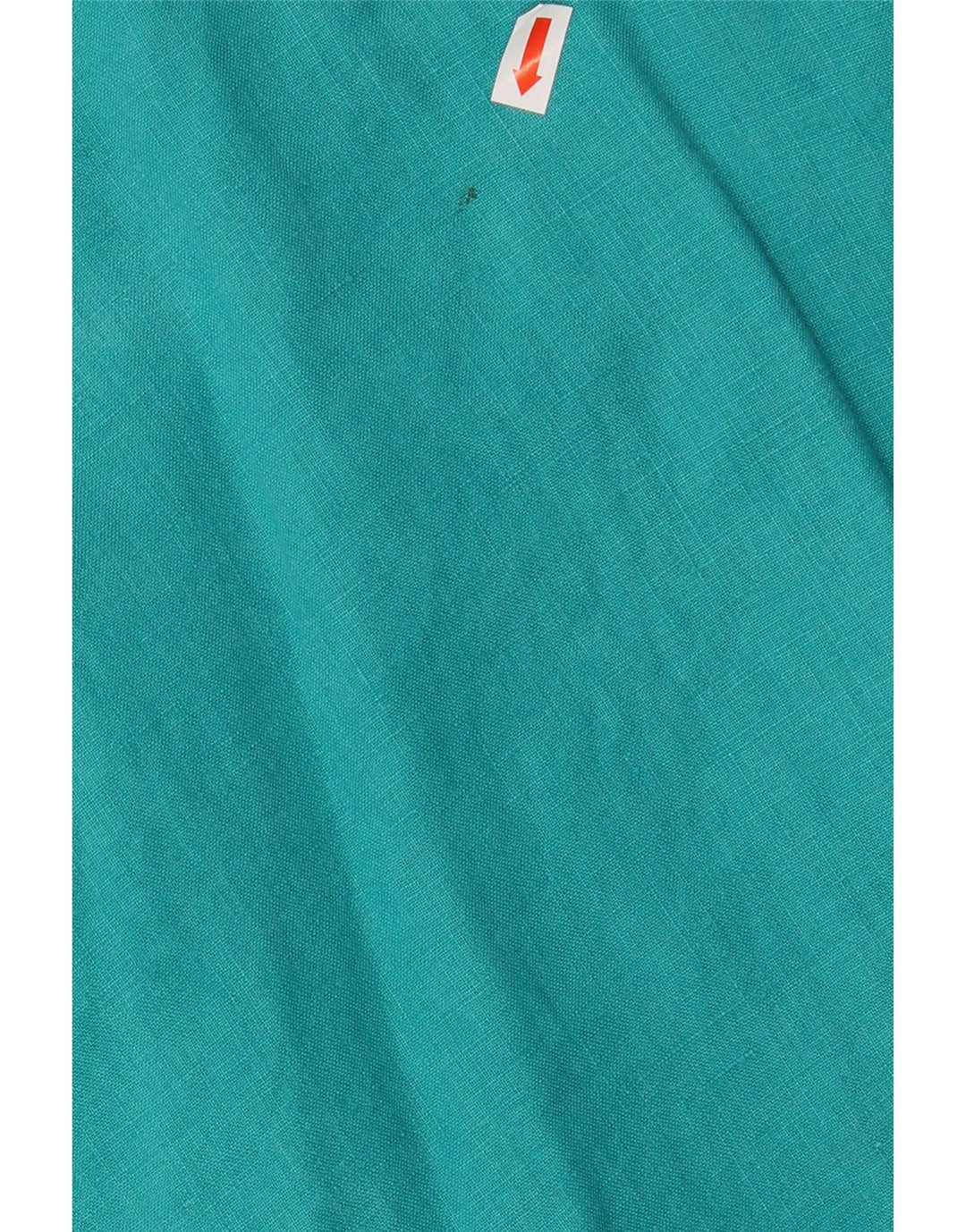 RALPH LAUREN Camicetta a maniche lunghe da donna Top UK 14 Lino turchese medio