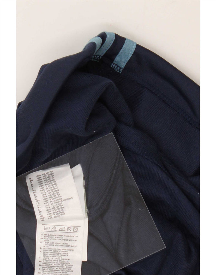 Pantaloni da tuta da donna Adidas UK 14 poliestere blu navy medio