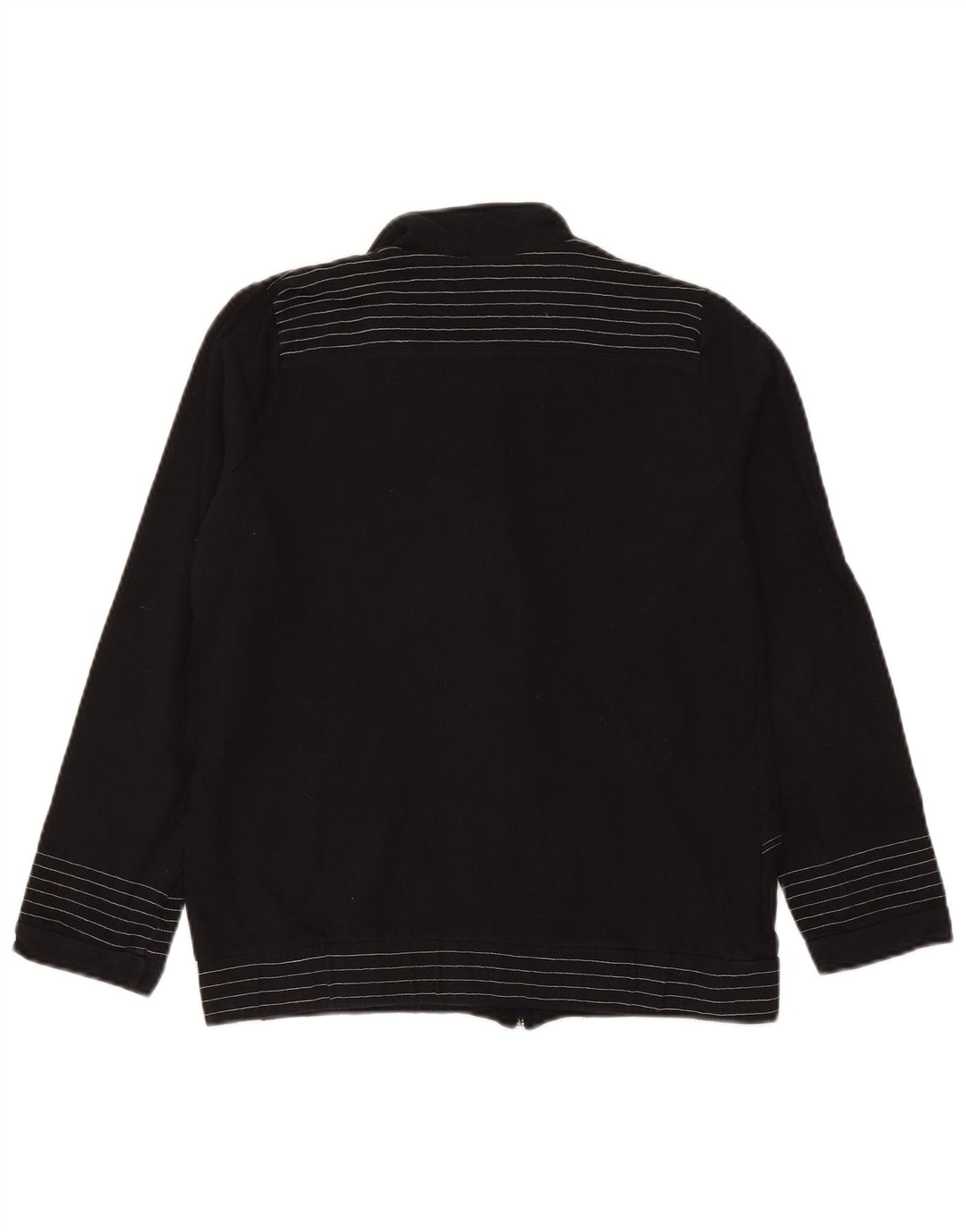 Giacca da ginnastica da donna Fila UK 12 cotone a righe nere medie