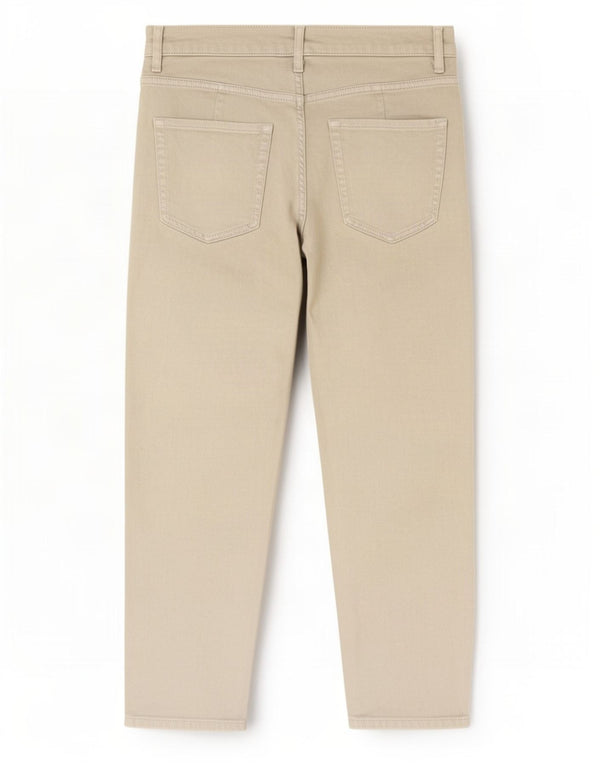 Jeans affusolati corti Marks & Spencer da donna UK 10 piccoli W28 L25 kaki