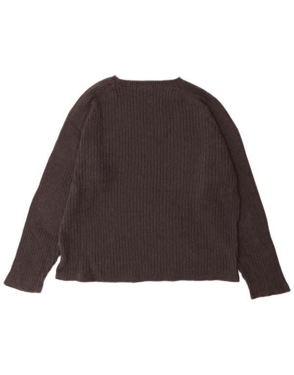Timberland Maglione da uomo con scollo a barca XL in cotone grigio