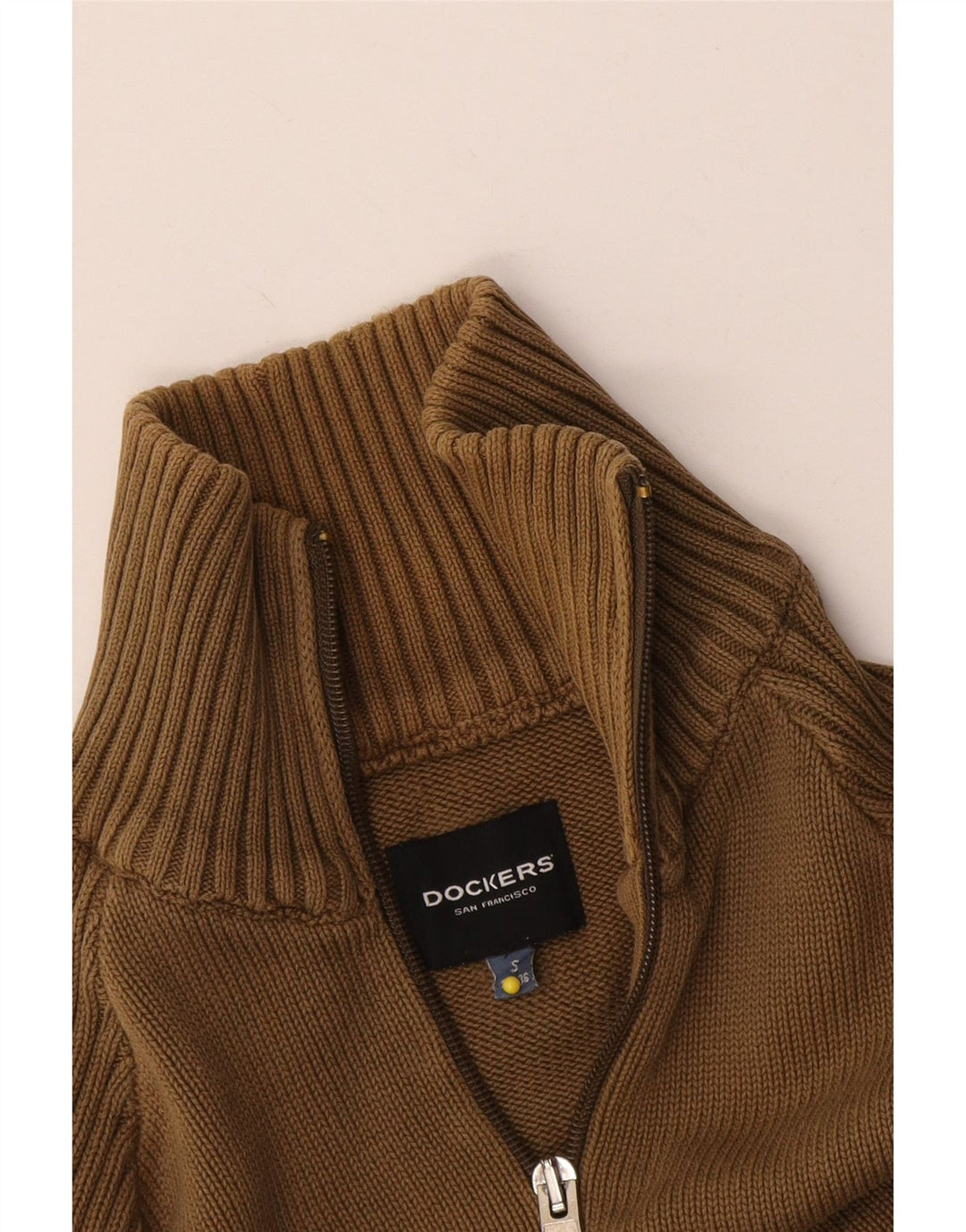 Maglione cardigan da uomo Dockers piccolo color kaki