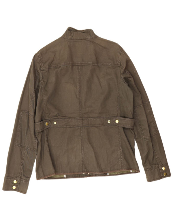 Giacca utility da donna J. Crew UK 14 cotone kaki medio