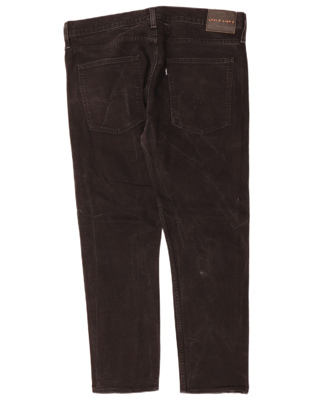Jeans dritti da uomo LEVI'S W36 L27 cotone nero