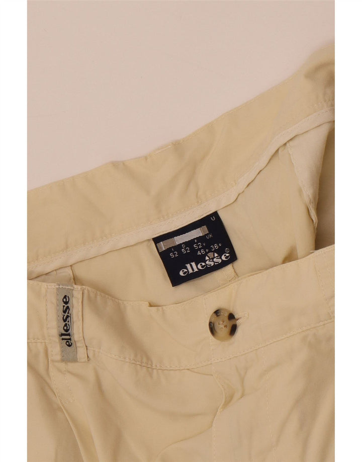Pantaloncini chino con pegging da uomo ELLESSE W36 Large Beige