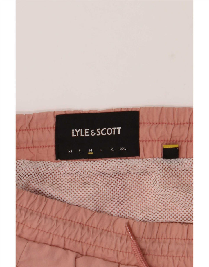 Pantaloncini da bagno da uomo Lyle & Scott rosa medio