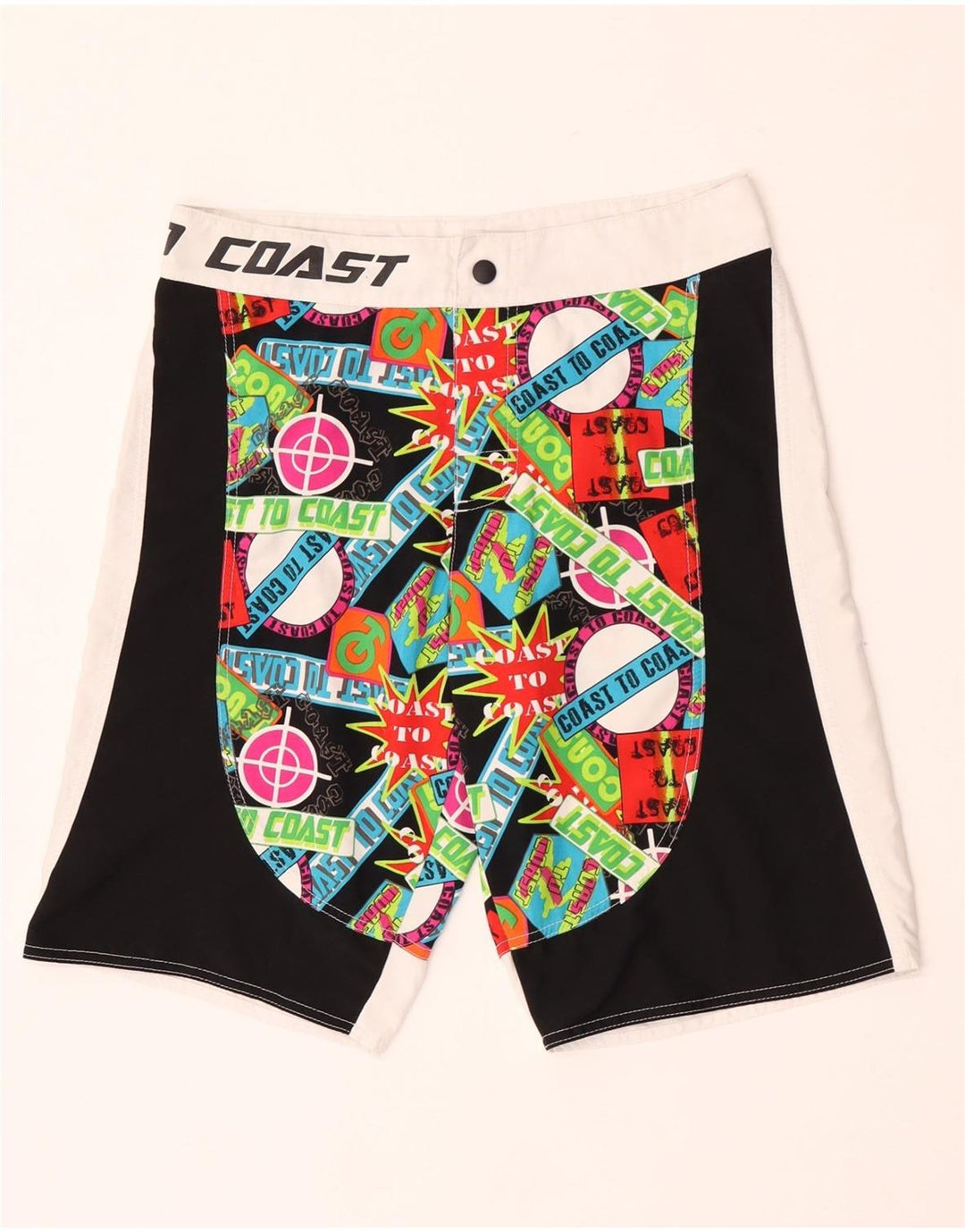 Pantaloncini da bagno grafici da uomo Coast Poliestere medio multicolore