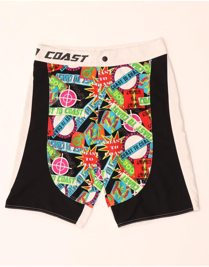 Pantaloncini da bagno grafici da uomo Coast Poliestere medio multicolore