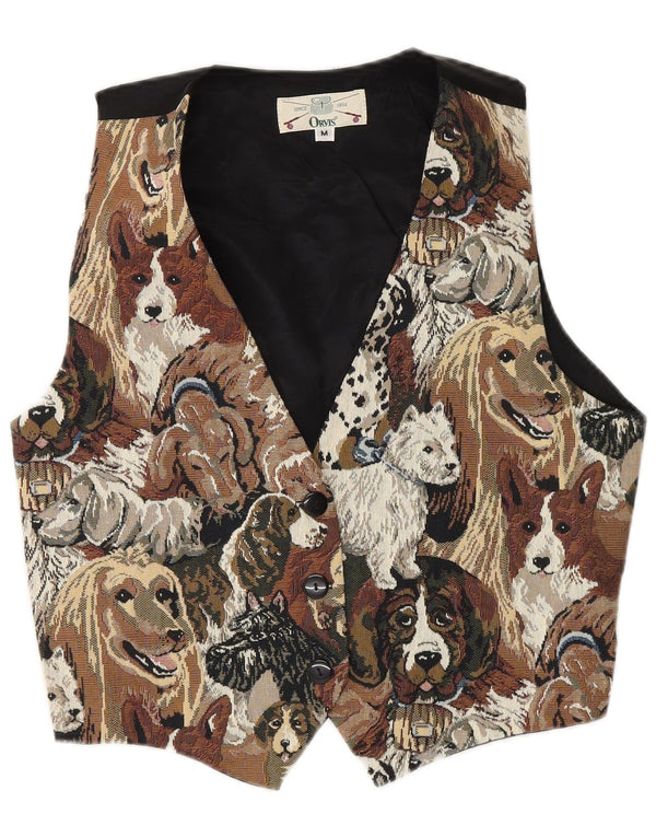 Gilet da donna ORVIS UK 14 Cotone medio con stampa animalier multicolore