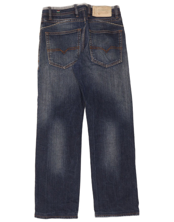 Jeans dritti da uomo Diesel W30 L30 in cotone blu