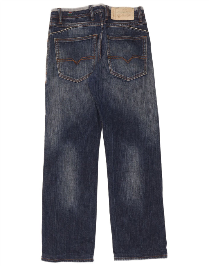 Jeans dritti da uomo Diesel W30 L30 in cotone blu
