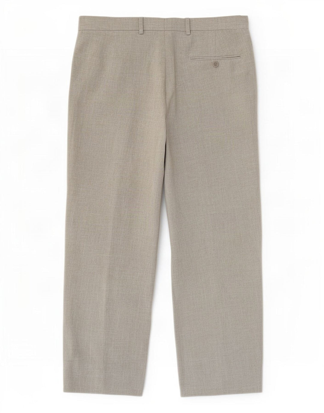 Pantaloni da abito con pegging da uomo Marks & Spencer W32 L29 poliestere grigio