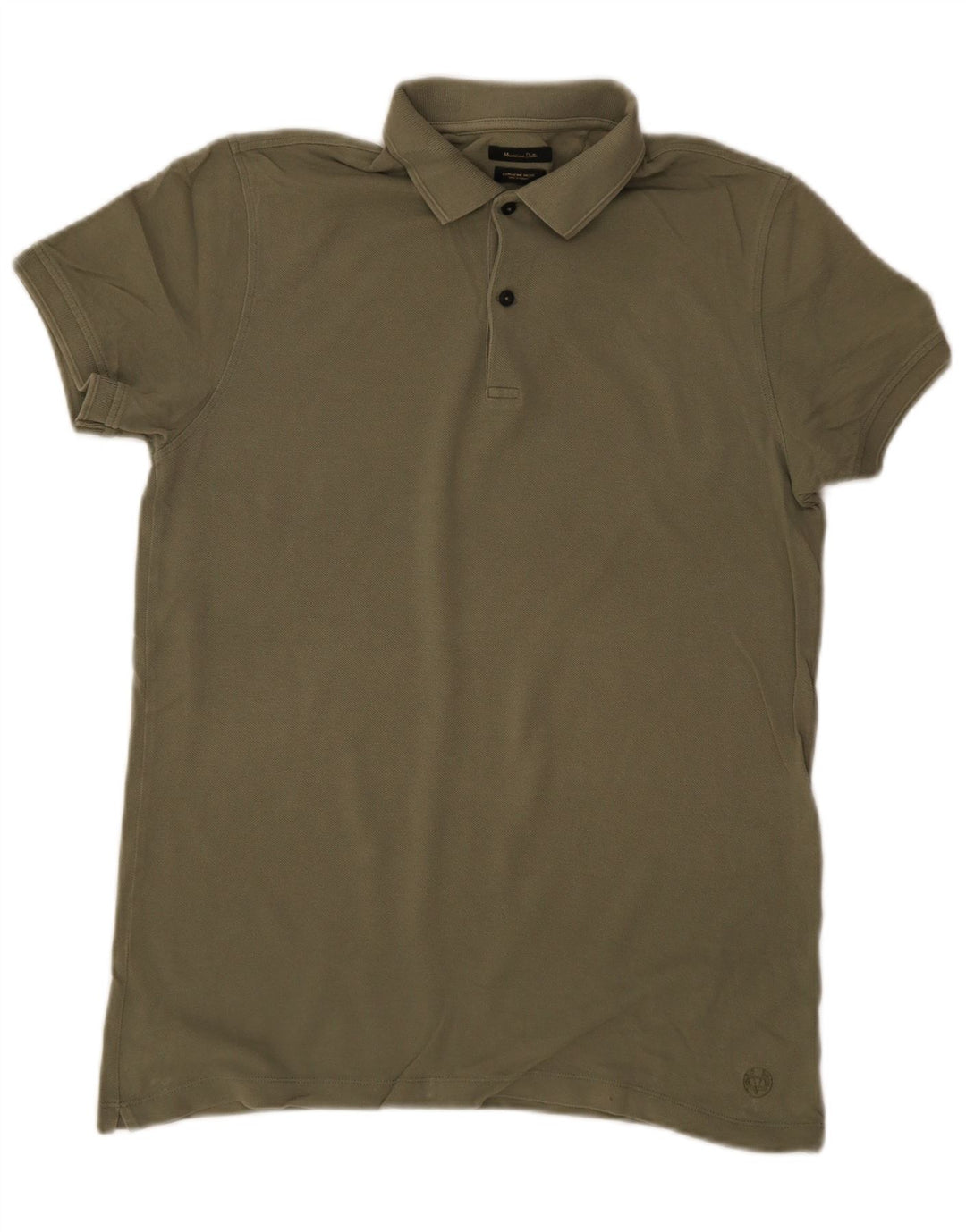 Polo da uomo Massimo Dutti piccola color kaki