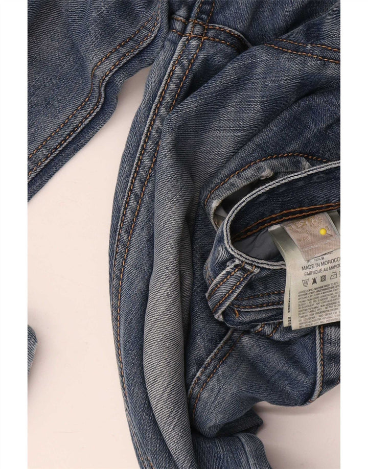 Jeans slim invecchiati da uomo Diesel W31 L31 in cotone blu