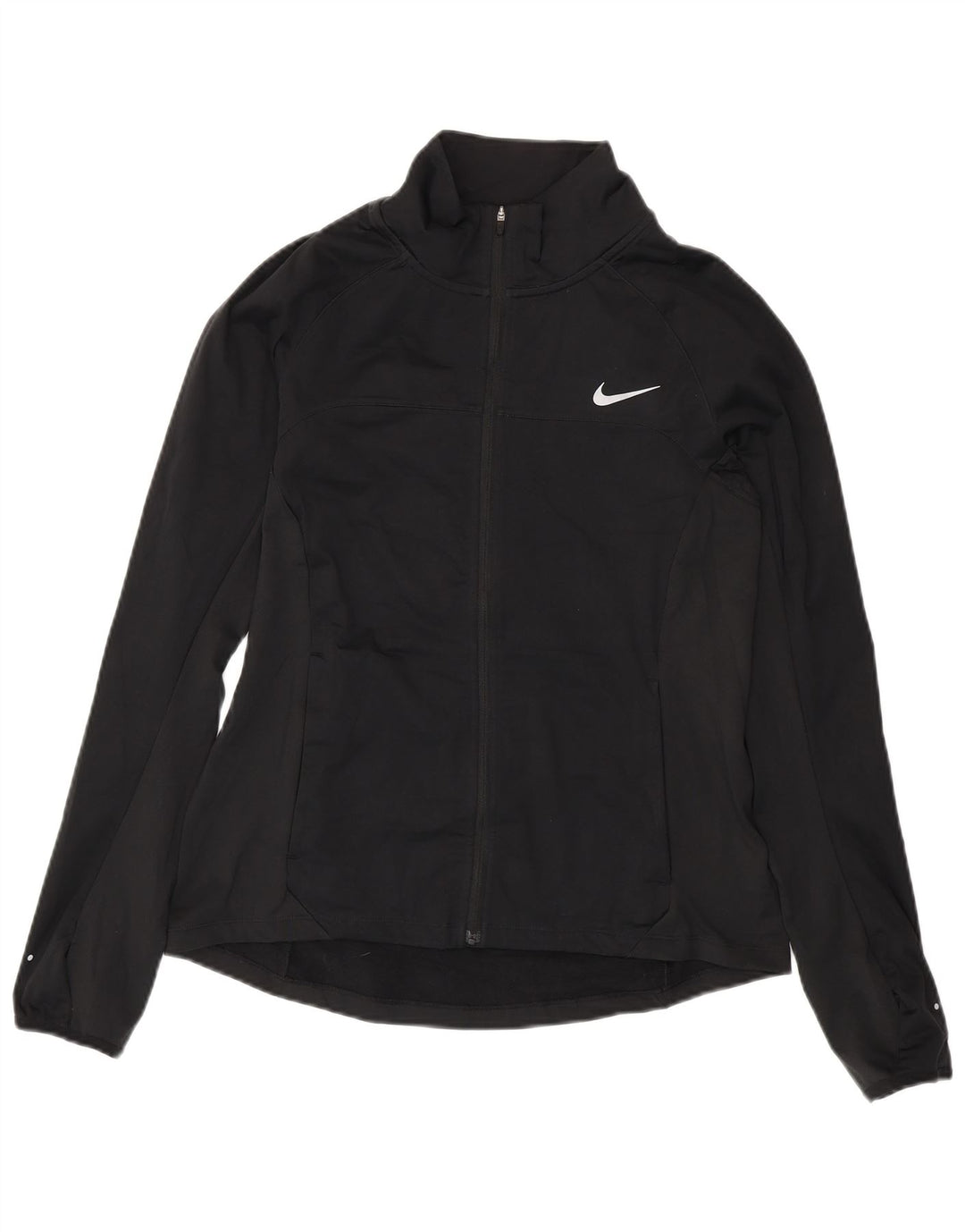 Giacca da tuta da donna NIKE UK 14 poliestere nero medio
