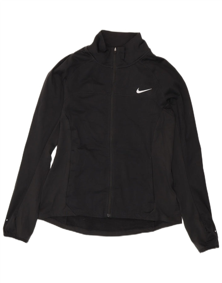 Giacca da tuta da donna NIKE UK 14 poliestere nero medio