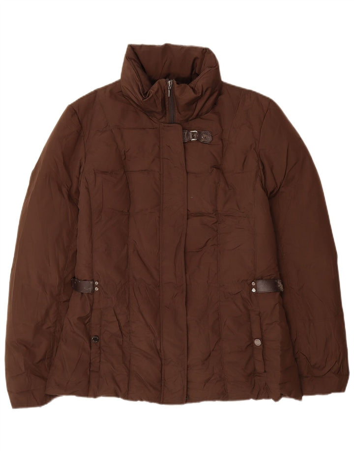 Giacca imbottita da donna GEOX UK 12 Marrone medio